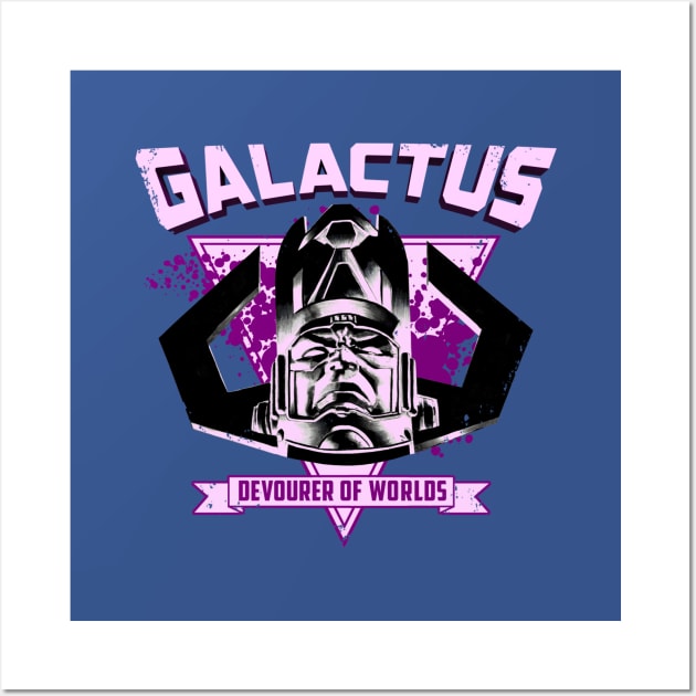 Galactus (Blue Print) Wall Art by Nerdology